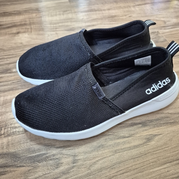 Adidas Cloudfoam Lite Racer Slip Ons Size 7 - Picture 1 of 8